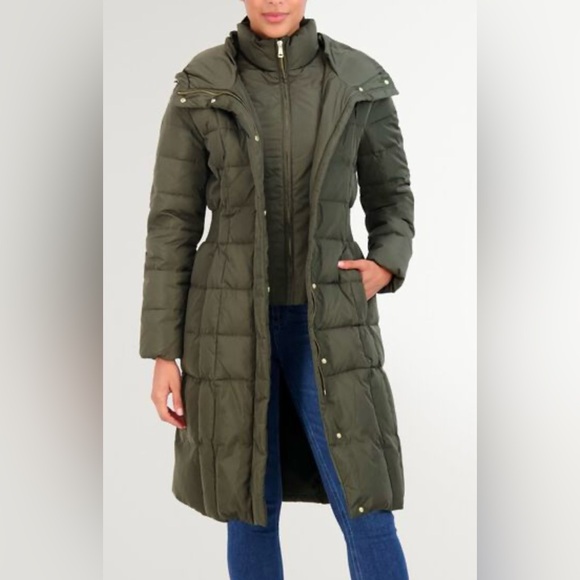 Cole Haan hooded down coat - Picture 4 of 6